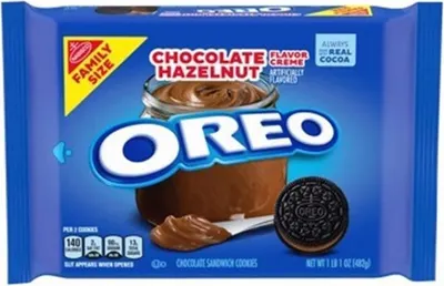 Immagine prodotto di Oreo - Biscotti al cioccolato e nocciole 482 g