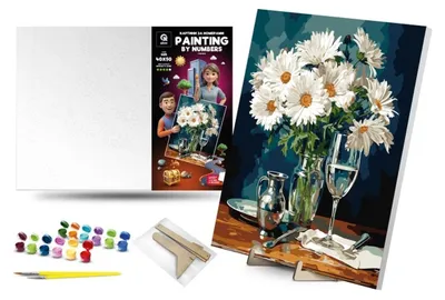 Obrázek produktu pro Malowanie po numerach Stokrotki 40x50 cm