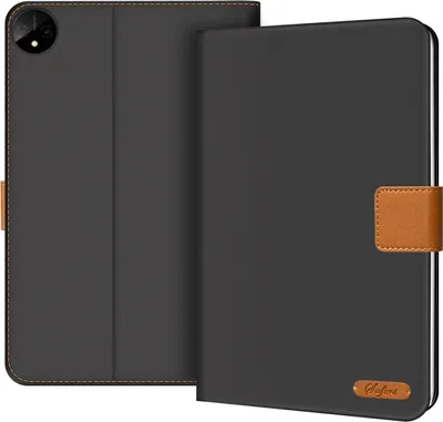 Produktbild von Conie Tablet Klapp Tasche für Huawei MatePad Pro 11 Kartenfach Rundumschutz Book Hülle mit Aufstellfunktion in Grau