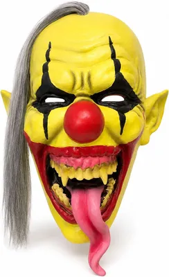 Produktbild von Halloween Horror-Maske aus Latex, Erwachsene Standardgröße, gruseliges Kostümzubehör