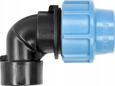 Image de Raccord coudé à 90° - Filetage intérieur 25×1" - Résistant à la pression - Hygiénique