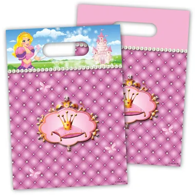 Produktbild von Prinzessin Partytüten - 6 Stück