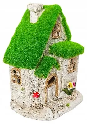 Produktbild von Gartenfigur Haus Solar LED Dekoration Wetterfest