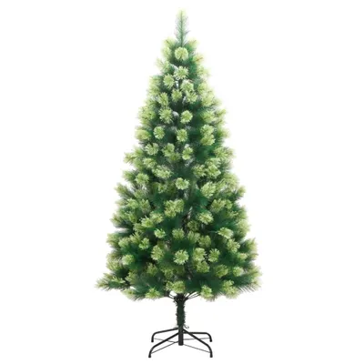 Image de vidaXL Sapin de Noël artificiel pliable avec support 210 cm