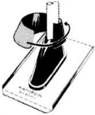 An illustration showing how to use a product.