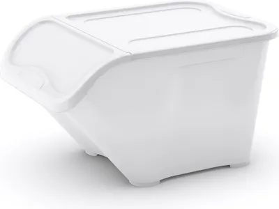 Produktbild von KIS Kunststoffbox All In Box L Weiß-transluzent
