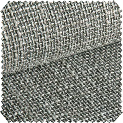 Produktbild von novely® LANZ SOFT - Melierter Polsterstoff mit Webstruktur - Grob gewebter Möbelstoff - Pflegeleichte Meterware 1lfm - Farbe: 10 Grau Weiß