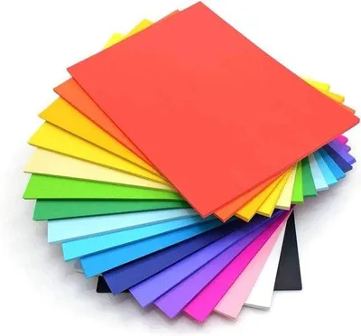 Zdjęcie produktu dla Karton do projektów DIY – 60 arkuszy formatu A4 – 230 g/m² – kolorowy materiał do rękodzieła dla hobbystów