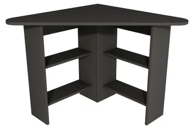 Produktbild von Panchia - Schreibtisch, 80x80x74h cm Anthrazit, 5 Regale