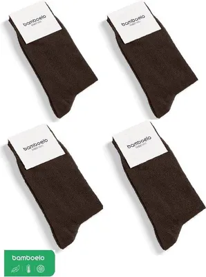 Produktbild von Bambus Socken 4er Set Braun Größe 39-42