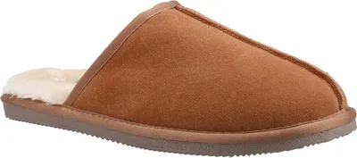 Image de Hush Puppies - Pantoufles pour homme "Coady", daim FS9461 (42 EU) (Marron clair)