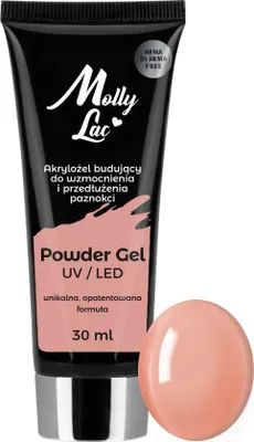 Image de MollyLac Pudding sans HEMA/DiHEMA 30 ml gel en poudre n° 08