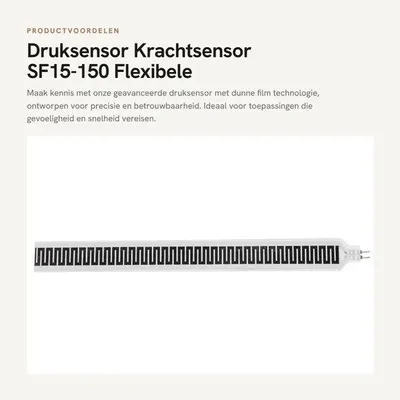Productafbeelding van Druksensor Flexibel - Waterdicht - Ultradun - Krachtmeetweerstand - 10 kg Bereik - Snelle Respons - Lange Levensduur - Krachtmeter