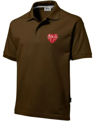 Obrázok produktu pre Pánska polokošeľa, krátke rukávy - Slazenger FOREHAND/M - brown - veľ. S