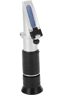 Imagen del producto de Refractómetro para jarabes: probador portátil de concentración de frutas, para medir azúcar y miel, ideal para fabricantes de jarabes y apicultores