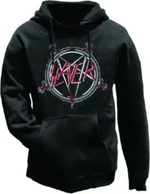 Produktbild von Slayer Hoodie L Pentagram Schwarz