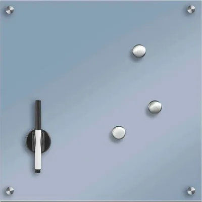Produktbild von Magnetische Glastafel MEMO in schönen Farben + 3 Magnete, 40x40, ZELLER