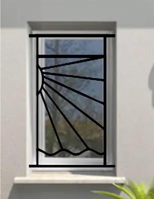 Image de Grille de Defense Solazur pour Fenetre H= 105 cm x L= 80 cm (côte tableau)