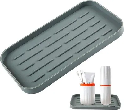 Produktbild von Famanu Spüle Organizer - Hochwertiger Silikon Halter für Küchenutensilien