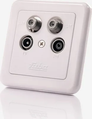 Produktbild von Fuba GAD 400 Satelliten-Enddose 4-Loch 4-Loch Freq.:5-2150MHz Dämpf.:2,5-3,5dB