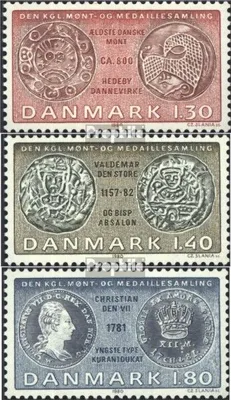 Produktbild von Briefmarken Dänemark 1980 Mi 712-714 (kompl.Ausg.) gestempelt Münzensammlung