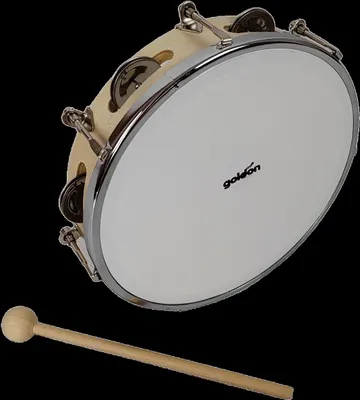 Image de GOLDON - tambourin accordé avec crécelles - 20cm (35380)