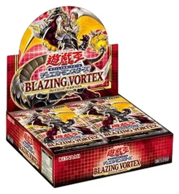 Imagen del producto de Caja de refuerzo Yu-Gi-Oh! Blazing Vortex, versión japonesa