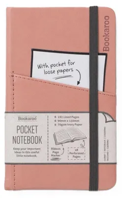 Image de Bookaroo Journal Notatnik Pocket A6 - Pudrowy