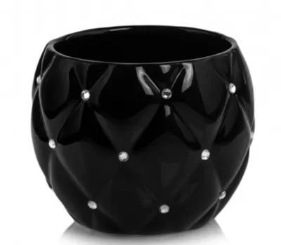 Immagine prodotto di Vaso glamour in Vetroceramica 13,5 cm nero