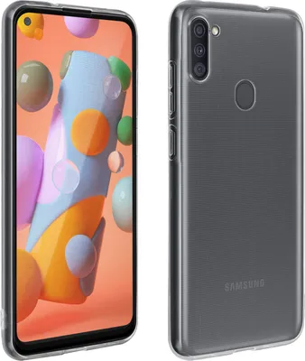 Zdjęcie produktu dla Avizar, zestaw ochronny 360°: etui i folia ochronna na ekran do telefonu Samsung Galaxy A11, kolor czarny