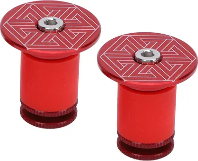 Imagen del producto de Yctze: Manillar universal de aluminio ligero para bicicletas de montaña y de carretera. Fácil instalación, diseño elegante y estable (rojo)