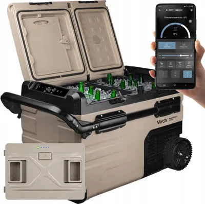 Produktbild von Sada Vayox Cool Box Electric + baterie VA-EW39 Expedition Pro Series | 39L 60W | Brown
