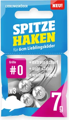 Produktbild von Lieblingsköder Spitze Haken #0 | 7g