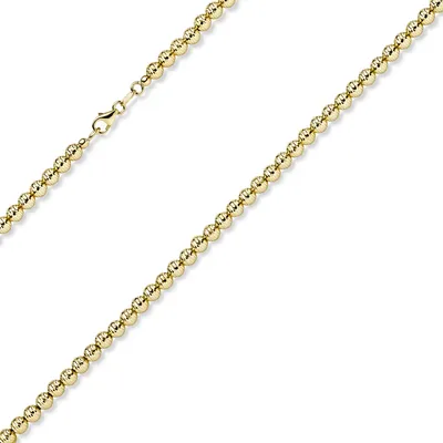 4mm-Kugelkette-diamantiert-aus-585-Gelbgold-50cm