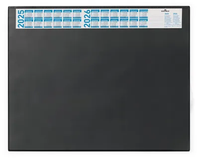Image de DURABLE Sous-main avec calendrier annuel, noir ; 7204-01