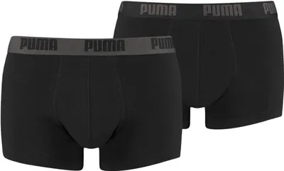 Produktbild von PUMA Basic Trunk 2er Pack schwarz/weiß 100000884-001 - S