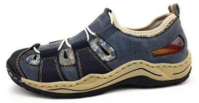 Produktbild von Rieker Damen Sneaker Slipper blau, Damen:36 EU