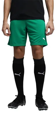 Produktbild von PUMA Herren Teamrise Shorts, Pepper Green-puma White, L EU