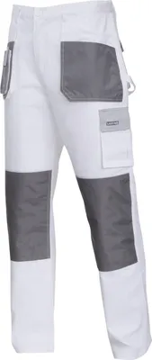 Zdjęcie produktu dla Spodnie Lahti Pro biało-szare 100% bawełna XL/56 (L4051356)