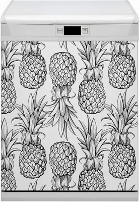 Produktbild von Magnetmatte Geschirrspüle Abwaschbar Küche Magnete  Nachbildung 60x70 cm  - Ananas