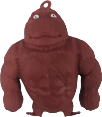 Obrázek produktu pro King Kong Gorila antistresová natahovací hračka 8 cm - červená