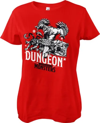 Produktbild von Dungeon Monsters Girly Tee - X-Large - Red