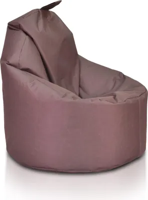 Produktbild von Ecopuf - Sitzsack Bean Bag Outdoor, 70 x 75 cm - Yoko Dunkelbraun Nc15