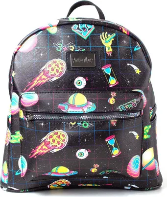 Produktbild von Rick and Morty - All Over Sublimation Printed Ladies Backpack Black