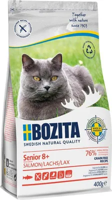Obrázok produktu pre Bozita Cat Senior 8+ Grain free Salmon - 400 g
