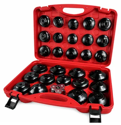 Obrázok produktu pre Kľúče na olejové filtre, sada 30ks, Gebo Tools