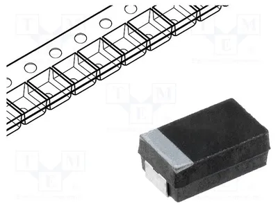 Produktbild von 10x Kondensator: Tantal 10% SMD 1411 1uF Geh: B 35VDC  -55÷125°C 293D105X9035B2TE3