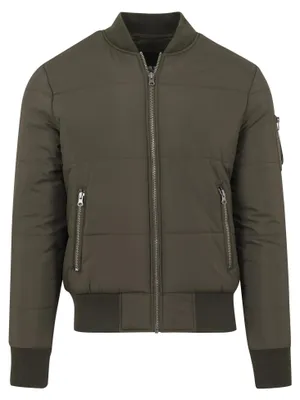 Image de Urban Classics - Blouson aviateur « Basic » pour homme TN424 (S) (olive)