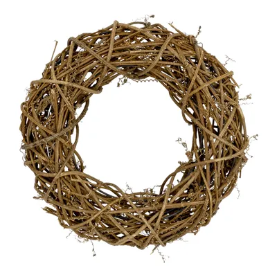 Produktbild von Deko Weidenkranz braun - 30 cm - Naturkranz zum Dekorieren - Weide Türkranz Tischkranz Adventskranz Dekokranz Holzkranz Rattan Kranz aus Holz geflochten