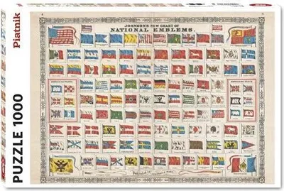Produktbild von PIA5531 - Nationalflaggen - Puzzle, 1000 Teile